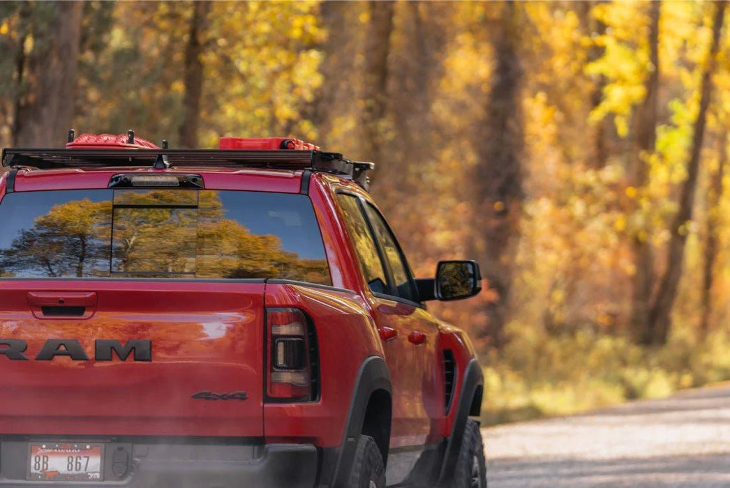 Prinsu Roof Rack for 2019-2024 Ram 1500 & TRX Crew Cab- Black Powder C ...