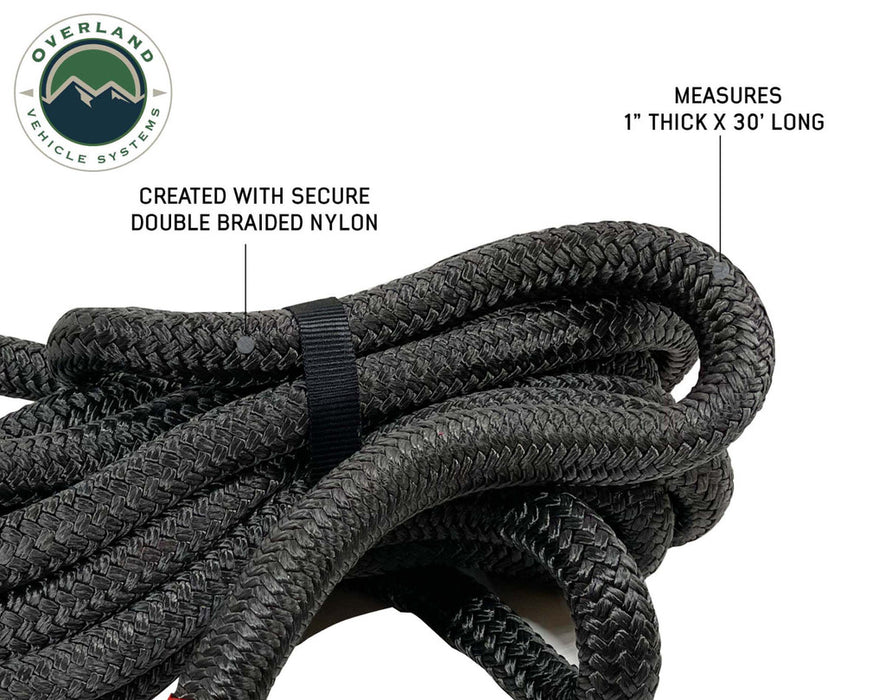 Overlander Rope Bracket OVS Brute Kinetic Recovery Rope with Storage Bag + LIFE TIME WARRANTY ...