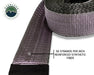 Overland Vehicle Systems 19059916 Tow Strap 20,000 lb 2 Inch x 30 Foot Gray With Black Ends & Storage Bag - Recon Recovery