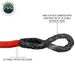 Overland Vehicle Systems 19149903 Rope Shackle - 5/8 in. Thickness, Sold Individually - Recon Recovery