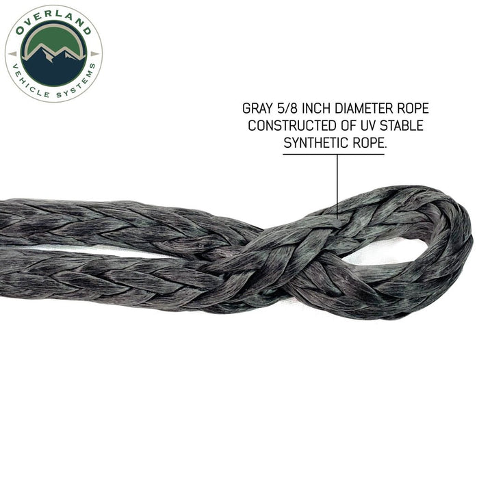 Overland Vehicle Systems 19159919 Rope Shackle - 5/8 in. Thickness, Sold Individually - Recon Recovery