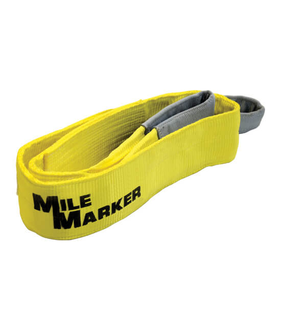 Mile Marker 19406 6 Foot Tree Strap Yellow 4 Inch x 6 Foot