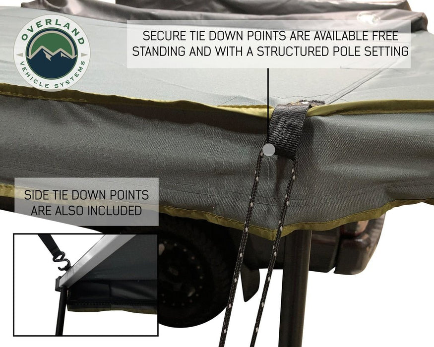 Overland Vehicle Systems 19539907 Gray Nomadic 270 Awning + Walls 1, 2, 3 - Recon Recovery