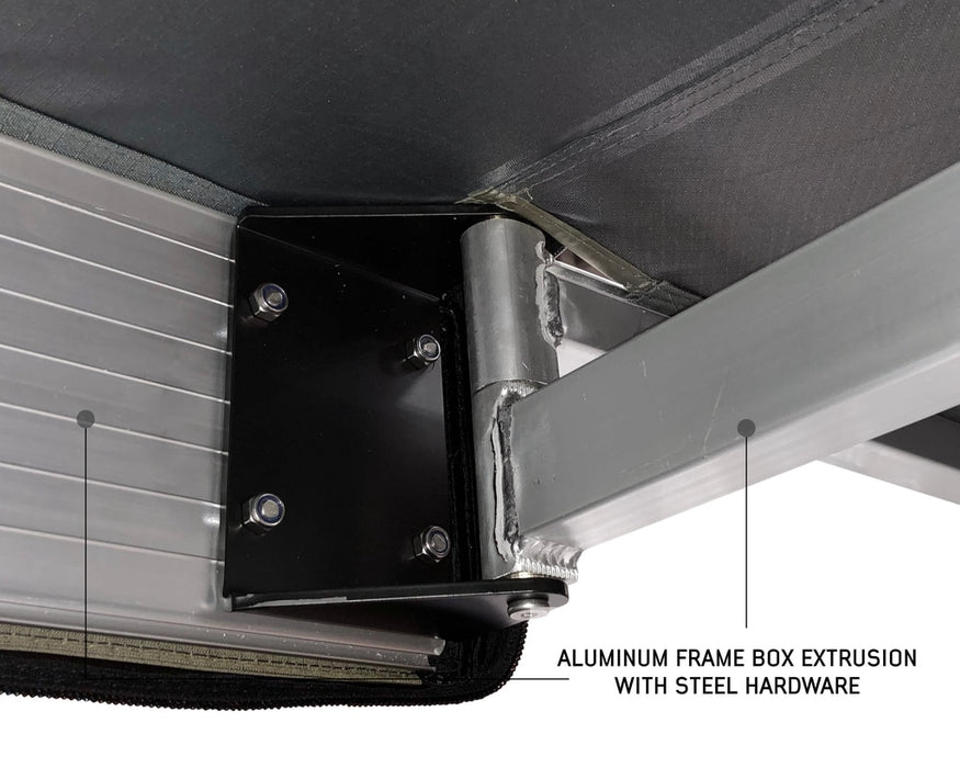 Overland Vehicle Systems 19559907 Batwing Gray Nomadic 270 Lite 83" Awning - Driver Side - Recon Recovery