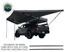 Overland Vehicle Systems 19619907 Gray Nomadic 180 Awning + Zip in Walls - Recon Recovery