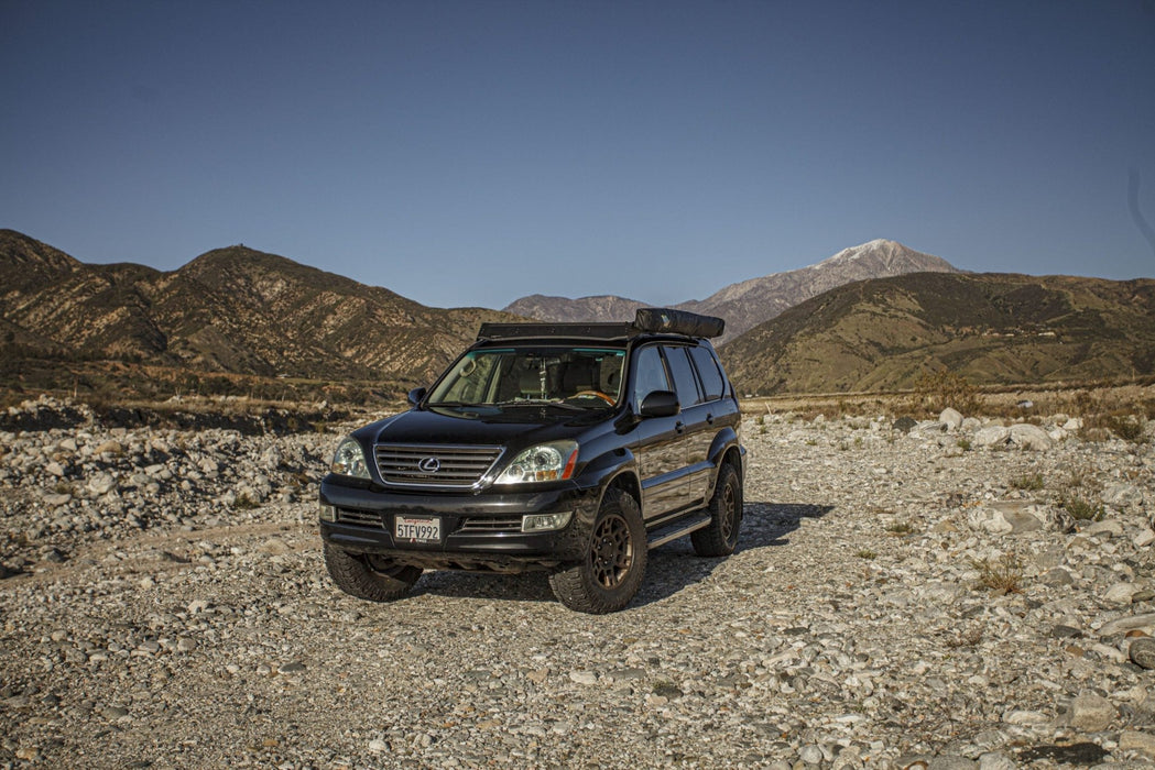 Prinsu Roof Rack for 2003-2009 Lexus GX470- Black Powder Coat (No Drill) - Recon Recovery