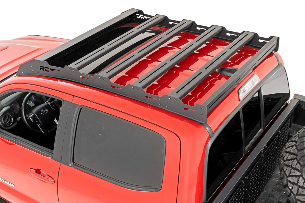 Rough Country Low Profile LED Roof Rack for 2005-2024 Toyota Tacoma 2WD / 4WD - Recon Recovery