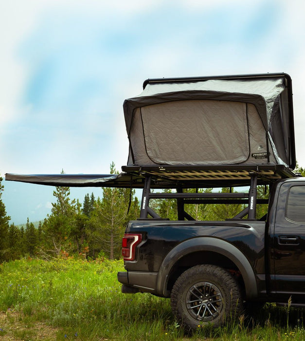 Freespirit Recreation ODYSSEY SERIES 55" BLACK TOP HARD SHELL ROOFTOP TENT (Black or Gray) + FREE GIFT - Recon Recovery