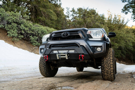 Body Armor 4x4 TC-19340 Hiline Center Front Winch Bumper for 2012-2015 Tacoma 2WD / 4WD - Recon Recovery