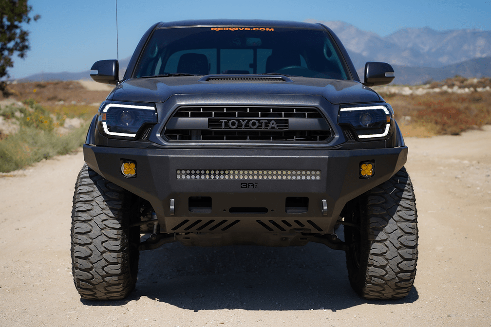 Body Armor 4x4 TC-19341 Full Width Pro Series Front Bumper for 2005-2015 Toyota Tacoma - Recon Recovery