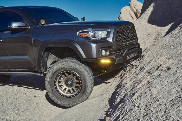Body Armor 4x4 Hiline Front Bumper High Clearance Side Wings for 2016-2024 Toyota Tacoma - Recon Recovery