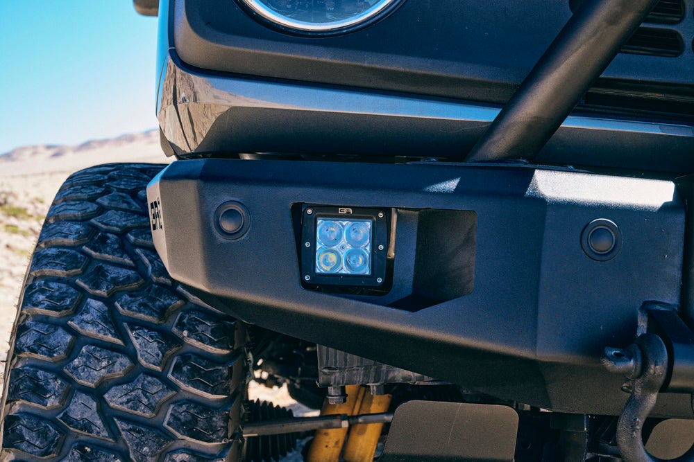 Body Armor 4x4 Odyssey 2in1 Style Front Bumper for 2021-2024 Ford Bronco - Bolt on - Recon Recovery