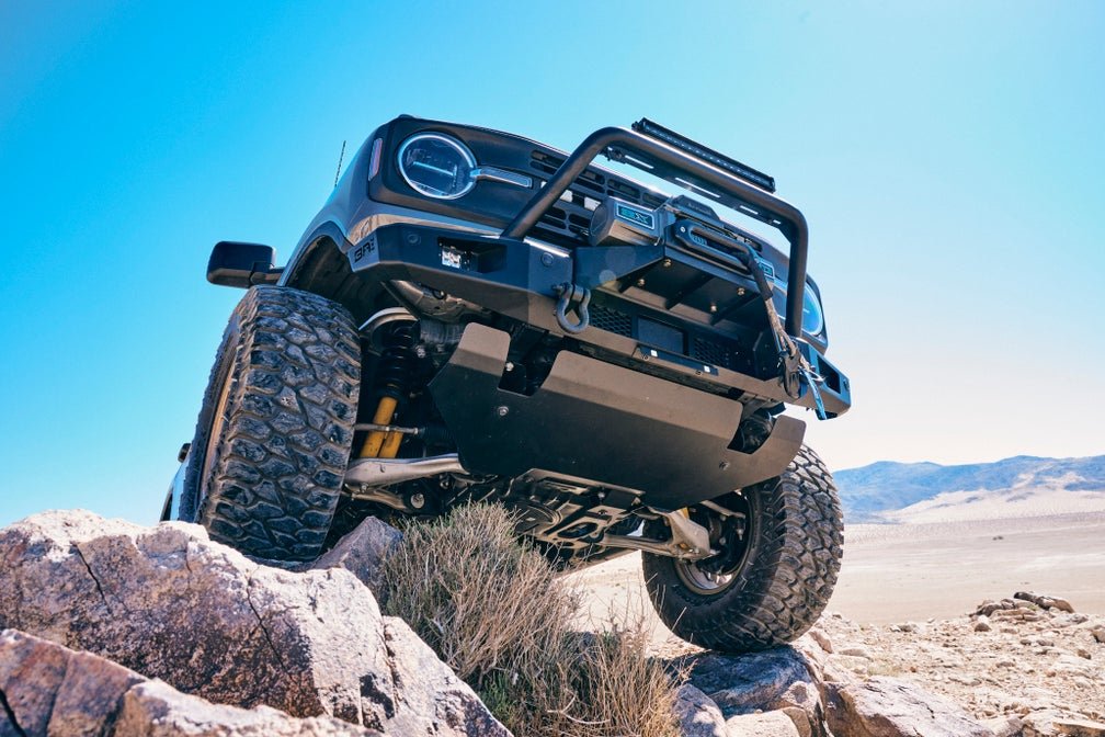 Body Armor 4x4 Odyssey 2in1 Style Front Bumper for 2021-2024 Ford Bronco - Bolt on - Recon Recovery