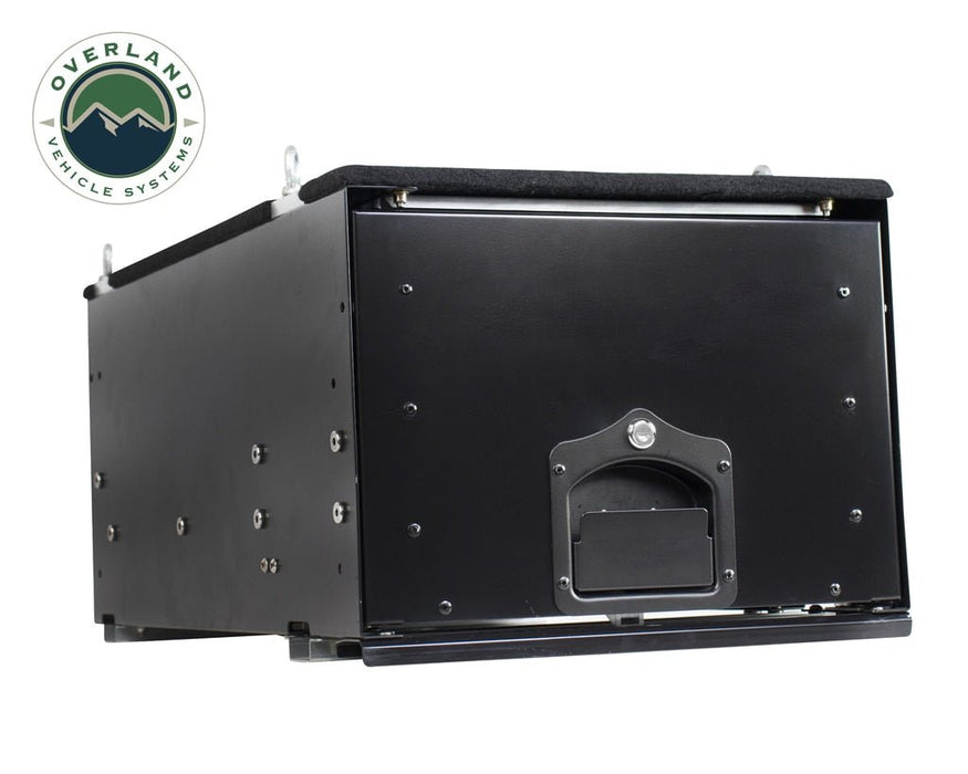 Overland Vehicle Systems 21010301 Trail Storage Hard Box - Black, Stainless Steel - Recon Recovery