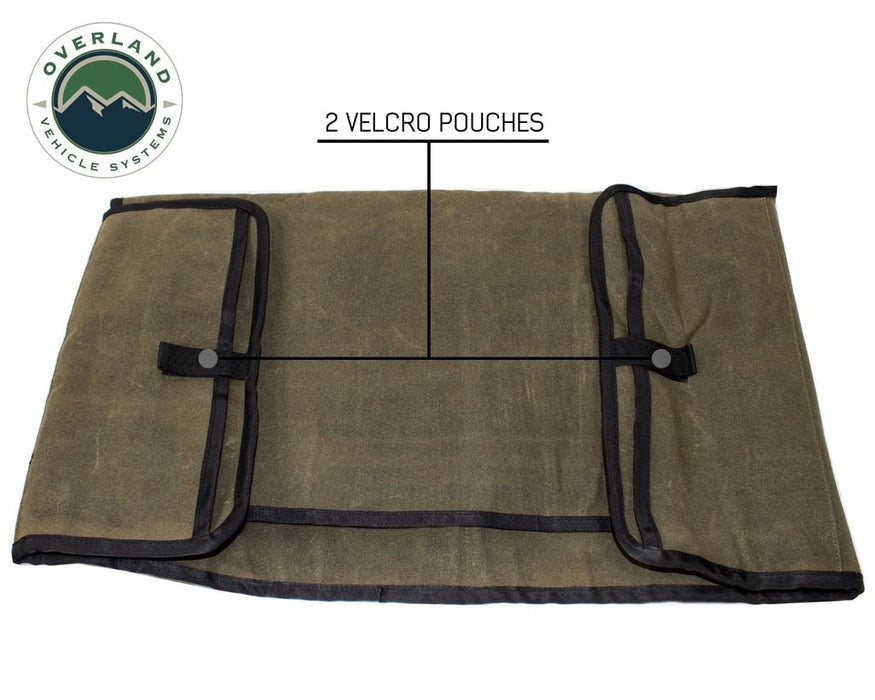 Overland Vehicle Systems 21079941 Trail Storage Soft Bag - Brown, Waxed Canvas - Recon Recovery