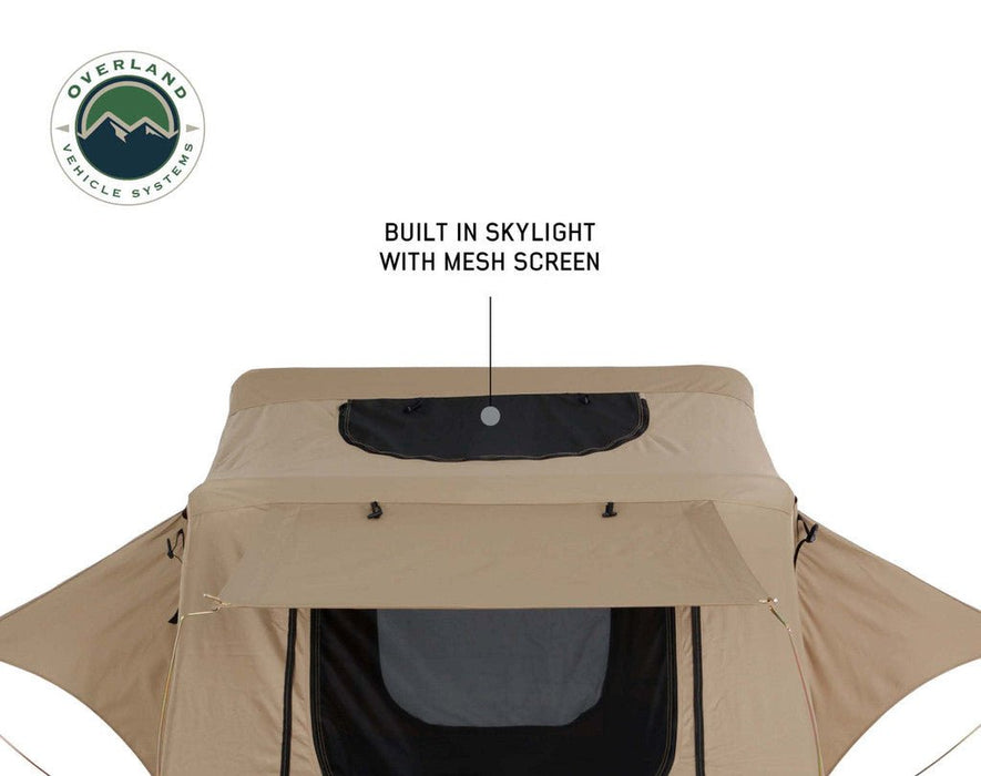 Overland Vehicle Systems 18119933 TMBK Soft Shell Roof Top Tent w/ rain Fly - 3 person - Recon Recovery