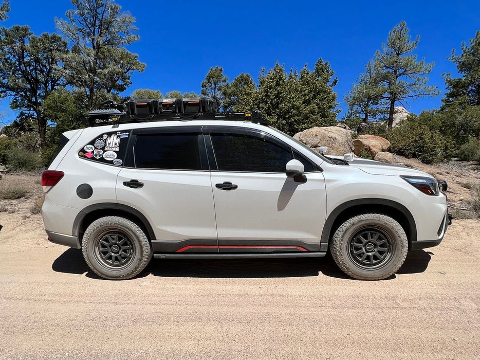 Body Armor 4x4 SU-4124 Revo Low Profile Rock Slider with Step for 2019-2024 Subaru Forester - Recon Recovery