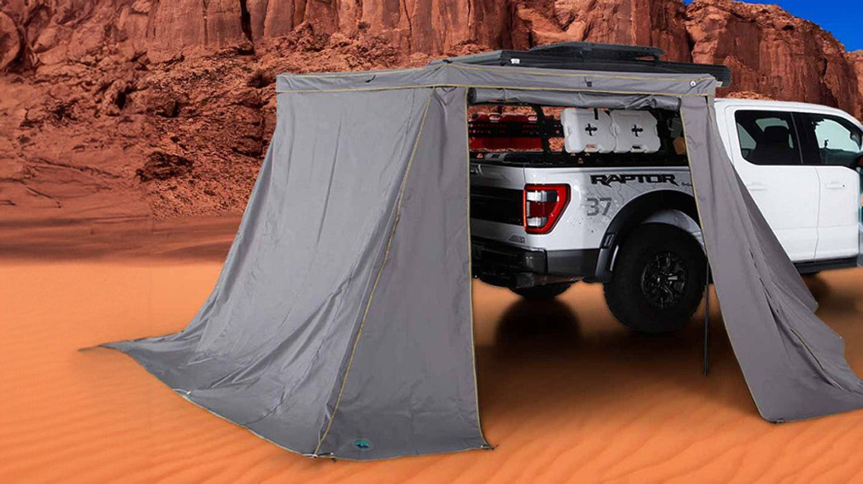 Overland Vehicle Systems Batwing Nomadic 270 LTE Awning with 4 Walls - Recon Recovery - Recon Recovery