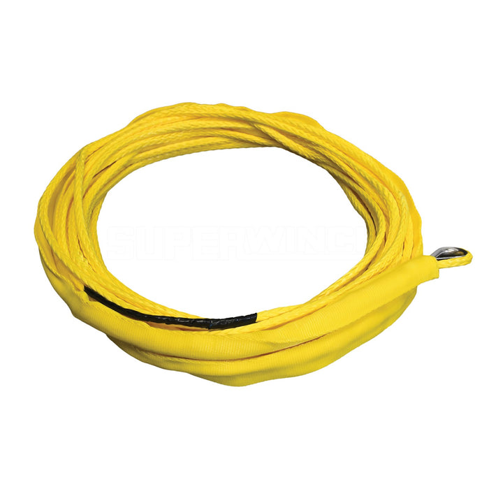 Superwinch 87-42614 Winch Cable & Synthetic Rope - Synthetic, 50 ft. Length, 1/4 in. Diameter, Yellow