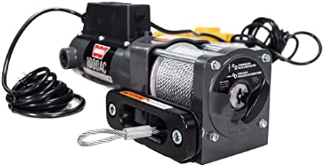 Warn 80010 1000AC 120V Electric Winch - 1,000 lbs. Pull Rating, 43 ft. Steel Line - Recon Recovery