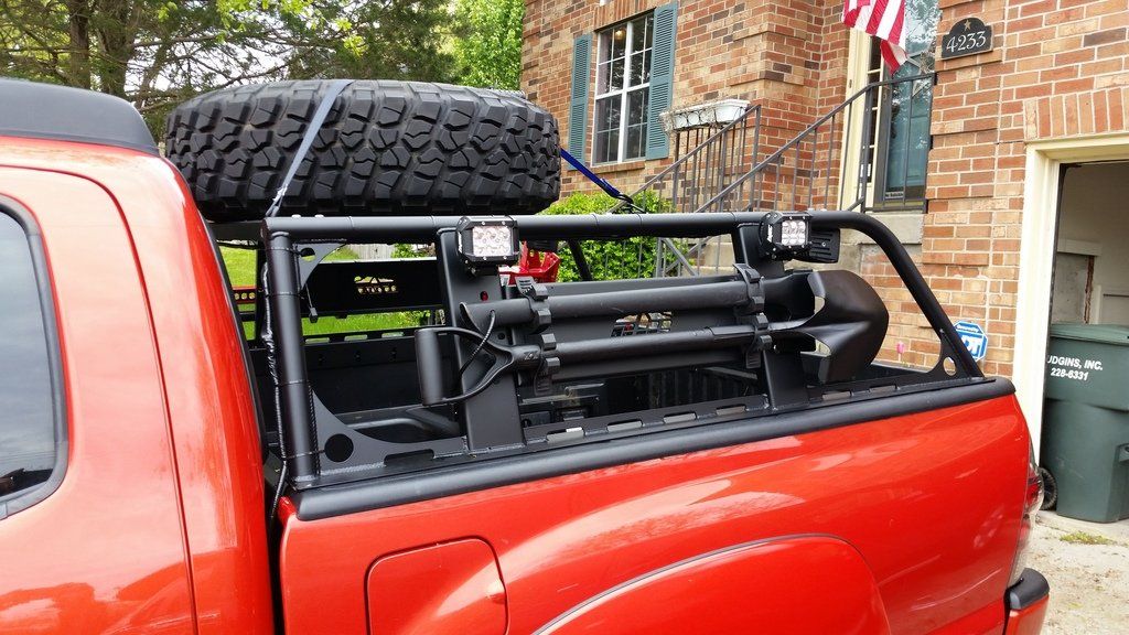 CBI Prinsu Offroad Overland Bed Rack for 2005-2024 Toyota Tacoma ...