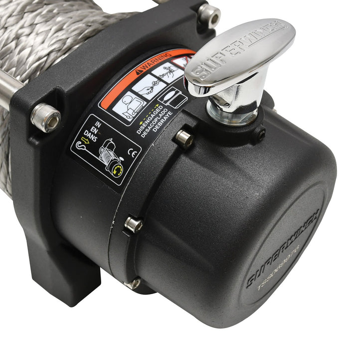 Superwinch 1595201 Electric Tiger Shark 9500SR Winch - 9,500 lbs. Pull Rating, 80 ft. Line