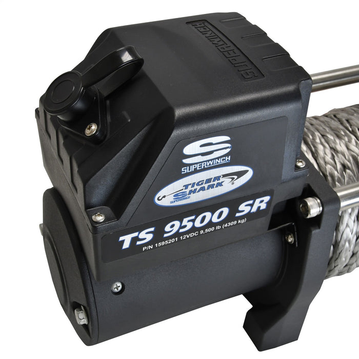 Superwinch 1595201 Electric Tiger Shark 9500SR Winch - 9,500 lbs. Pull Rating, 80 ft. Line