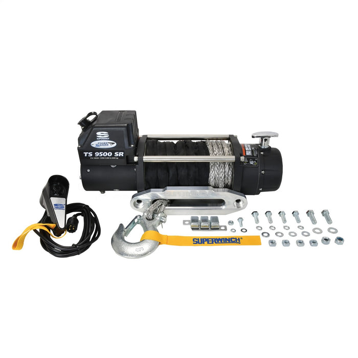 Superwinch 1595201 Electric Tiger Shark 9500SR Winch - 9,500 lbs. Pull Rating, 80 ft. Line