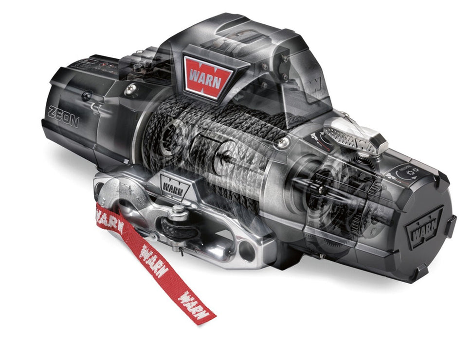 Warn Zenon 8-S 89305 Electric Winch - 8,000 lbs. Pull Rating, 100 ft. Synthetic Line - Recon Recovery