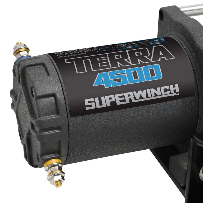 Superwinch 1145260 ATV-UTV Terra 4500 Winch - 4,500 lbs. Pull Rating, 50 ft. Line
