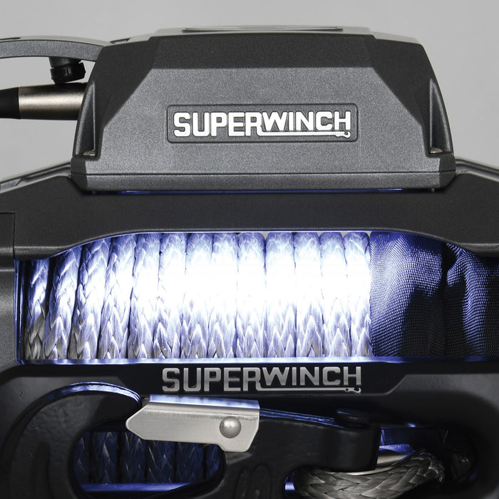 Superwinch SX10SR Synthetic Rope Electric Winch - 10,000 lbs. Ego Wireless Remote