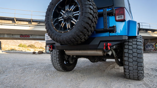 Paramount Automotive Canyon Series High Clearance Rear Bumper for 2007-2018 Jeep Wrangler JK - Recon Recovery