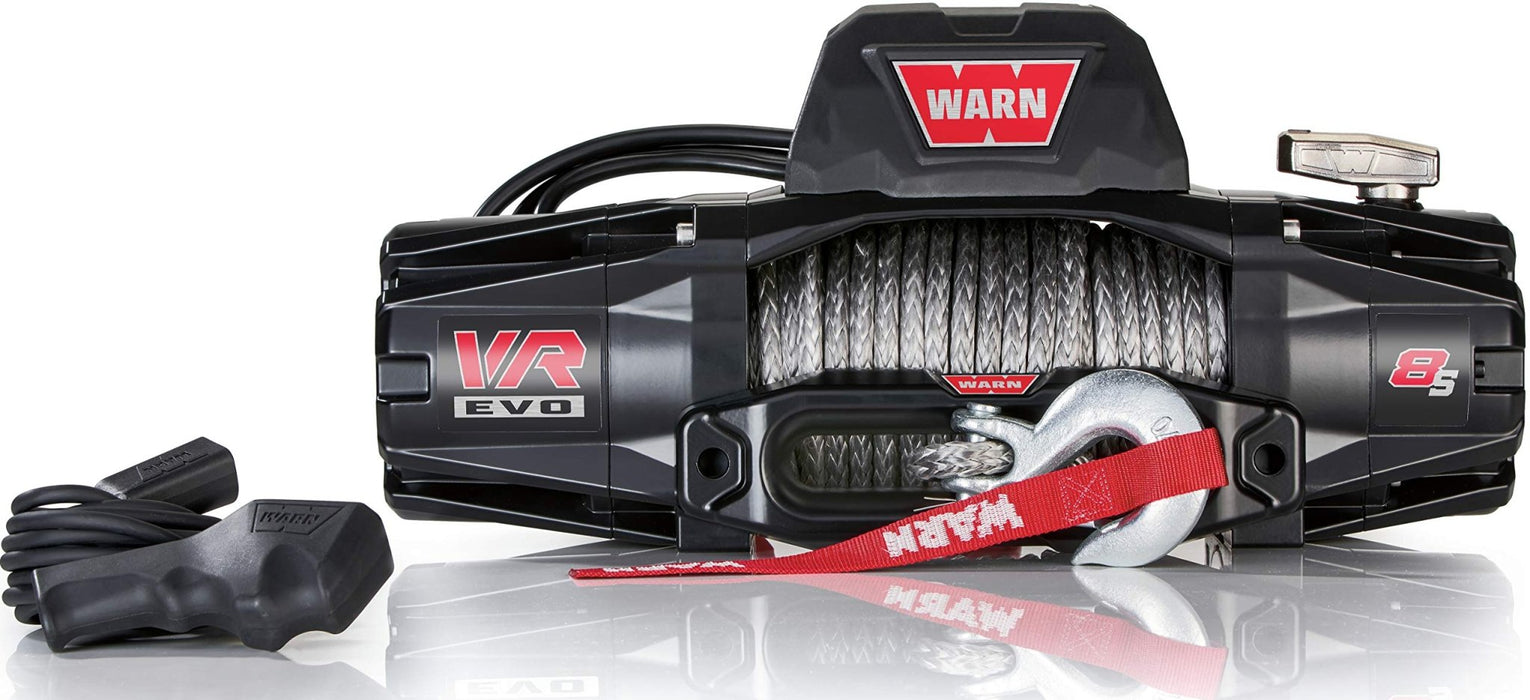 Warn 103251 VR EVO 8-S Electric Winch - 8,000 lbs. Pull Rating, 90 ft. Synthetic Line - Recon Recovery