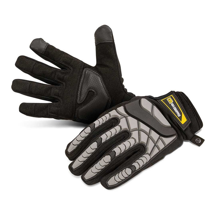 TJM Products 867TJMRECGLOVEL Gloves - Large, Black and Gray, Unisex - Recon Recovery