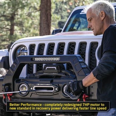 SmittyBilt X2O GEN3 10K Wireless Winch With Synthetic Rope 7hp -Recon Recovery - Recon Recovery