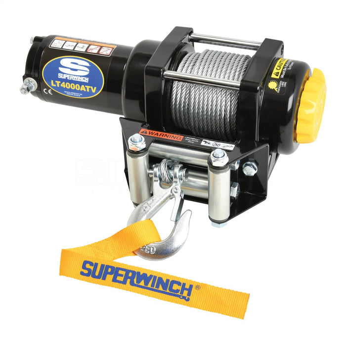 Superwinch 1140220 ATV-UTV LT4000 Winch - 4,000 lbs. Pull Rating, 50 ft. Line