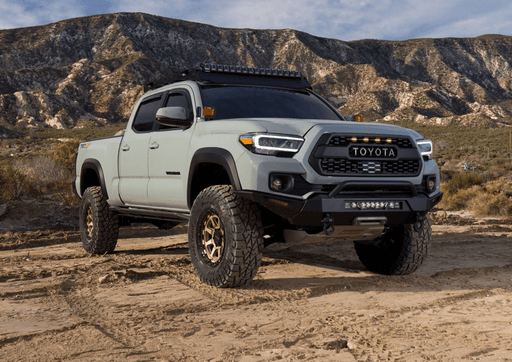 Body Armor 4x4 Hiline Front Bumper High Clearance Side Wings for 2016-2024 Toyota Tacoma - Recon Recovery