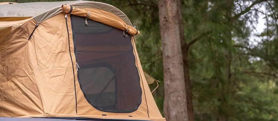 ARB 803300A Flinders Rooftop Tent - Polyester Fabric, Tan, 2 Persons - Recon Recovery
