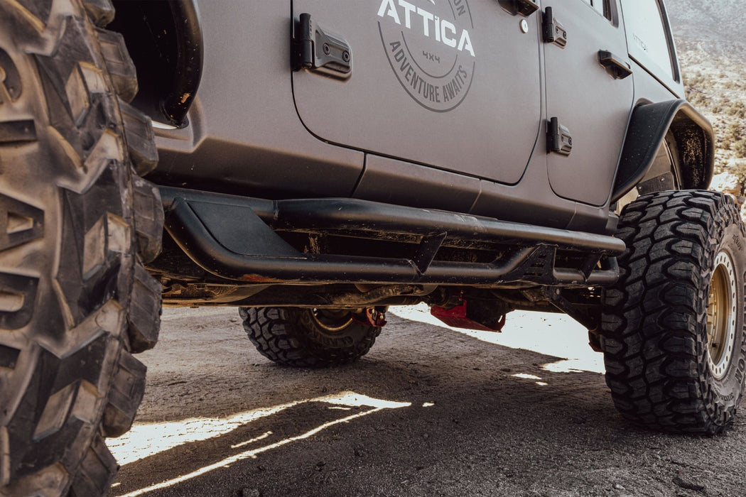 Attica 4x4 Terra Series Frame Mounted Rock Slider Steps for 2018