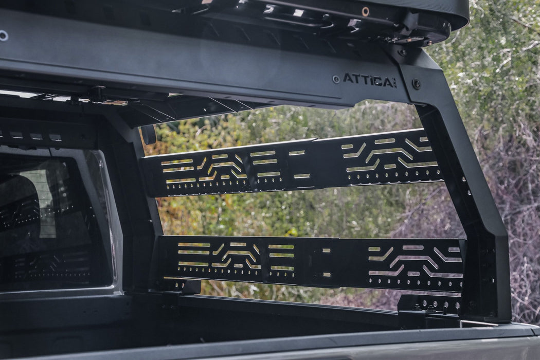 Attica 4x4 Frontier Series Overland Cab Height Bed Rack for 2019-2024 Jeep Gladiator JT - Recon Recovery