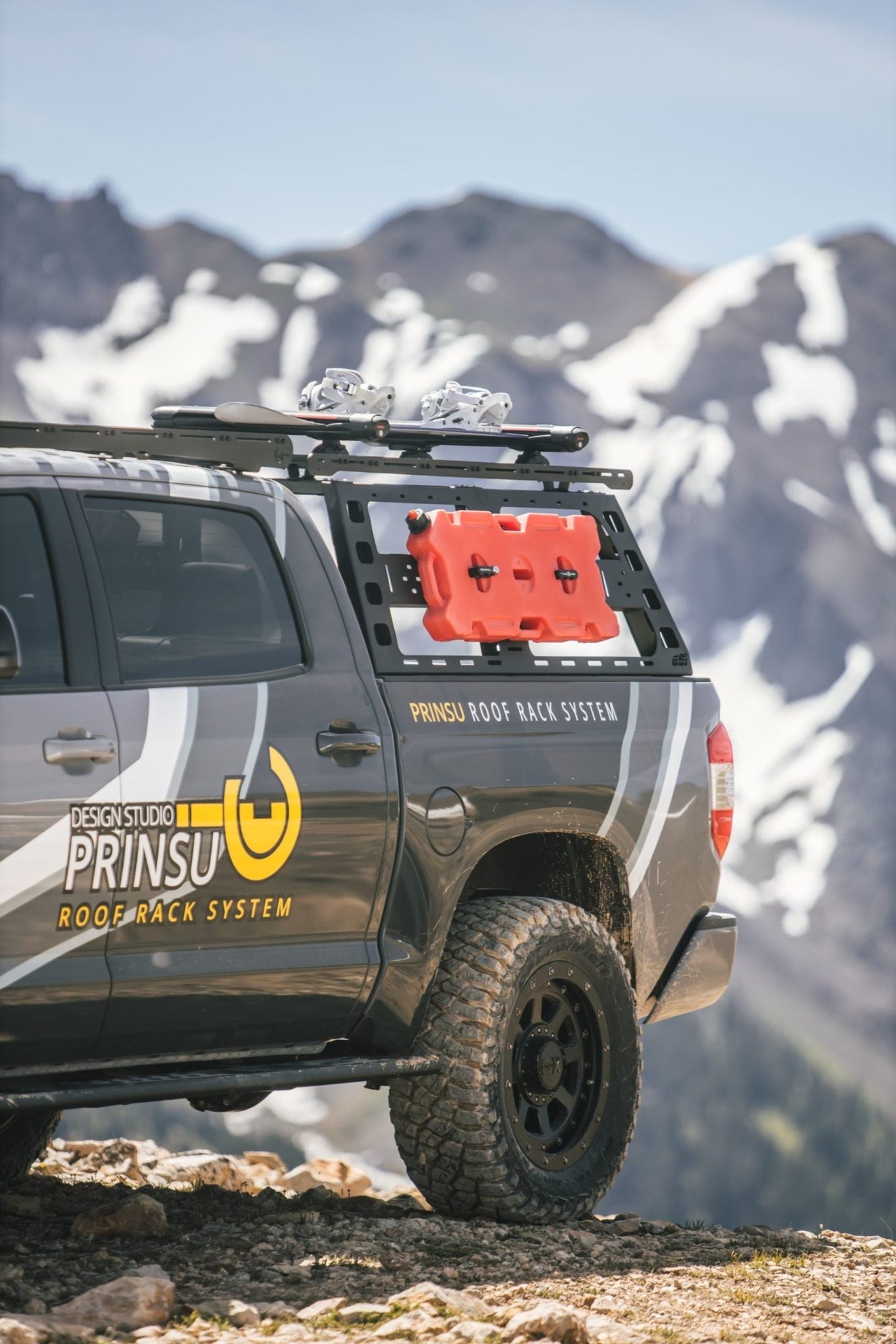 CBI Prinsu Offroad Cab Height Overland Bed Rack for 2007-2021 Toyota T ...