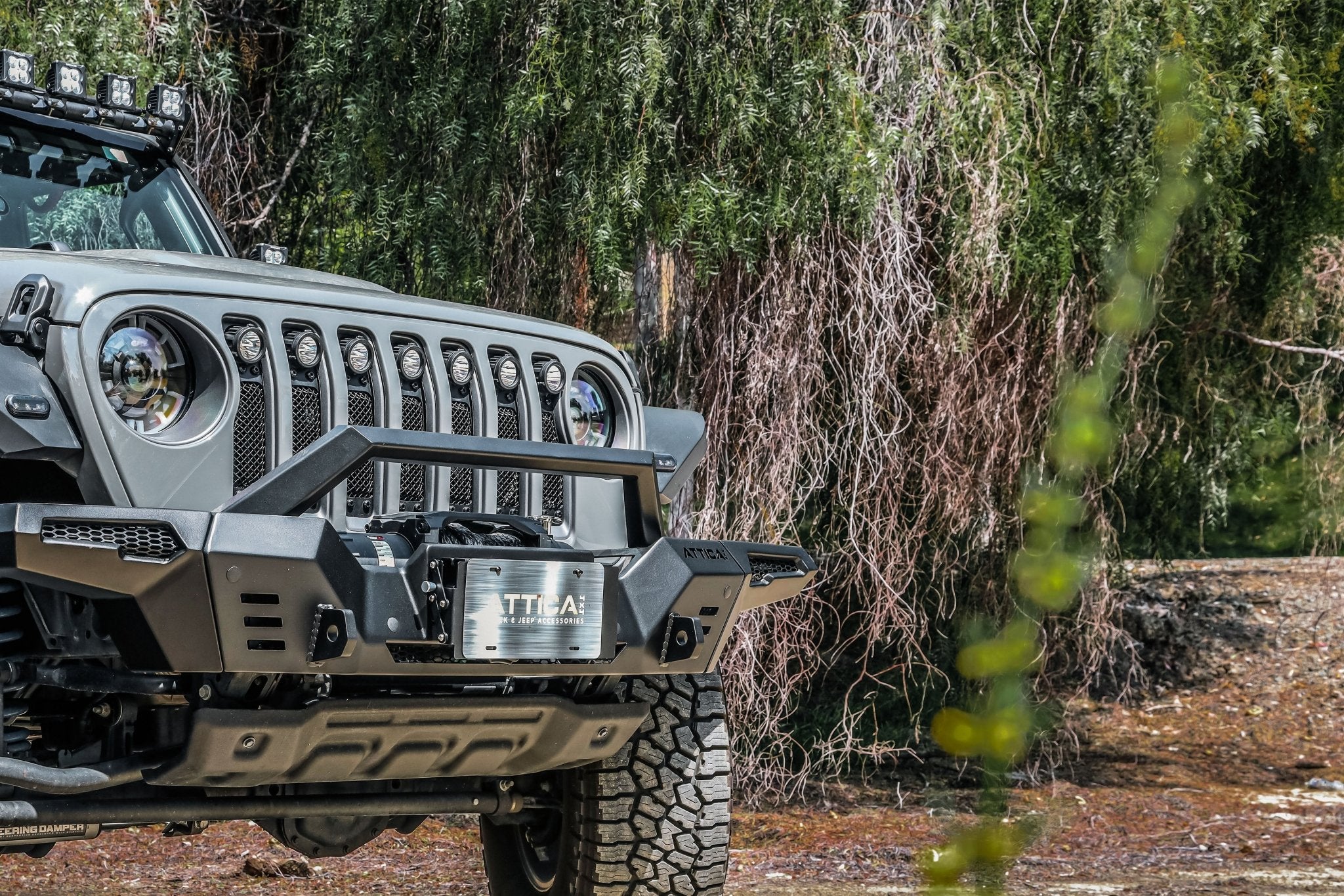 Attica 4x4 ARK Series LED Headlights for 2019-2024 Gladiator JT (Plug ...