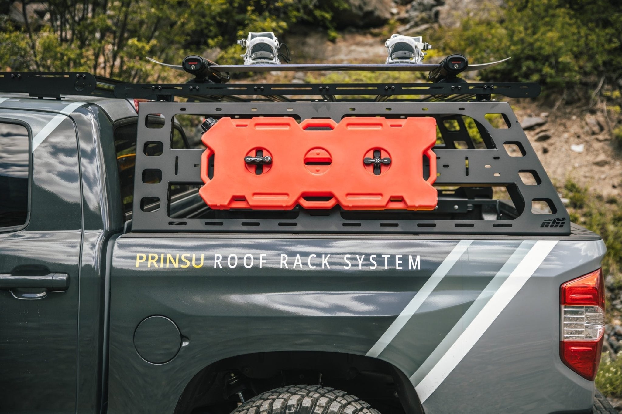 CBI Prinsu Offroad Cab Height Overland Bed Rack for 2007-2021 Toyota T ...