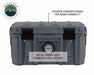 Overland Vehicle Systems 40100001 D.B.S. - Dark Grey 53 QT Dry Box with Drain, and Bottle Opener - Recon Recovery