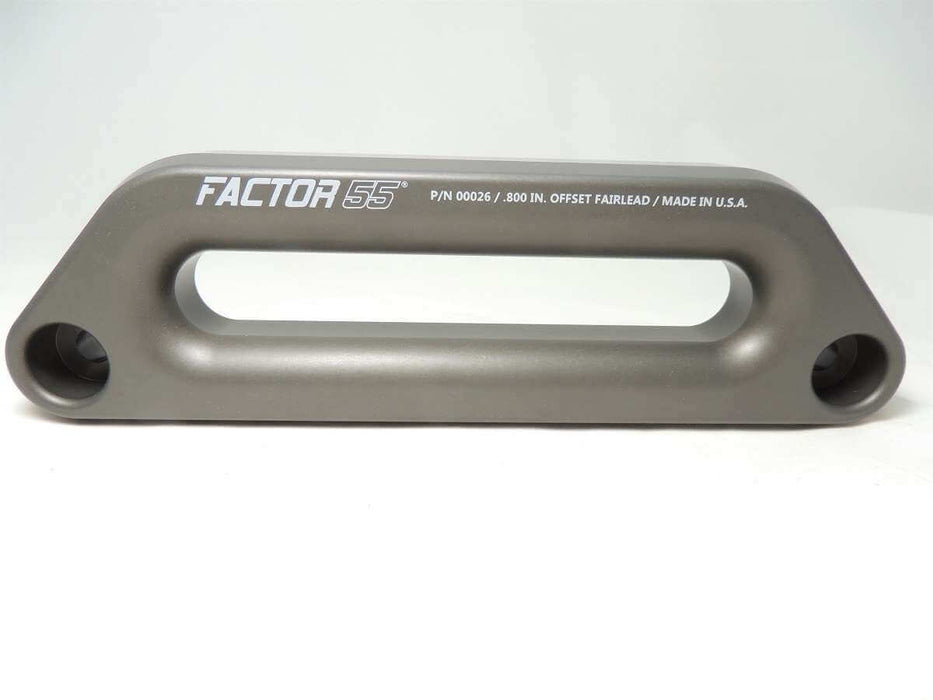Factor 55 00026 Hawse Fairlead - For Truck/Jeep Applications, Anodized Gray