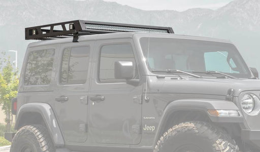 Body Armor 4x4 No Drill Roof Rack for 2007-2024 Wrangler JK & JL Hard Top - Recon Recovery