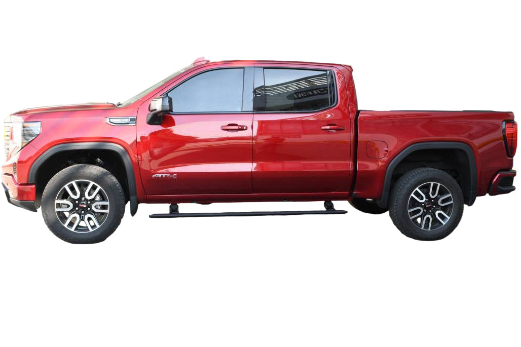 Go Rhino E1 Retractable Electric Running Boards for 2019-2024 Silverado Sierra 1500 2500 HD 3500 HD (No Drill) - Recon Recovery