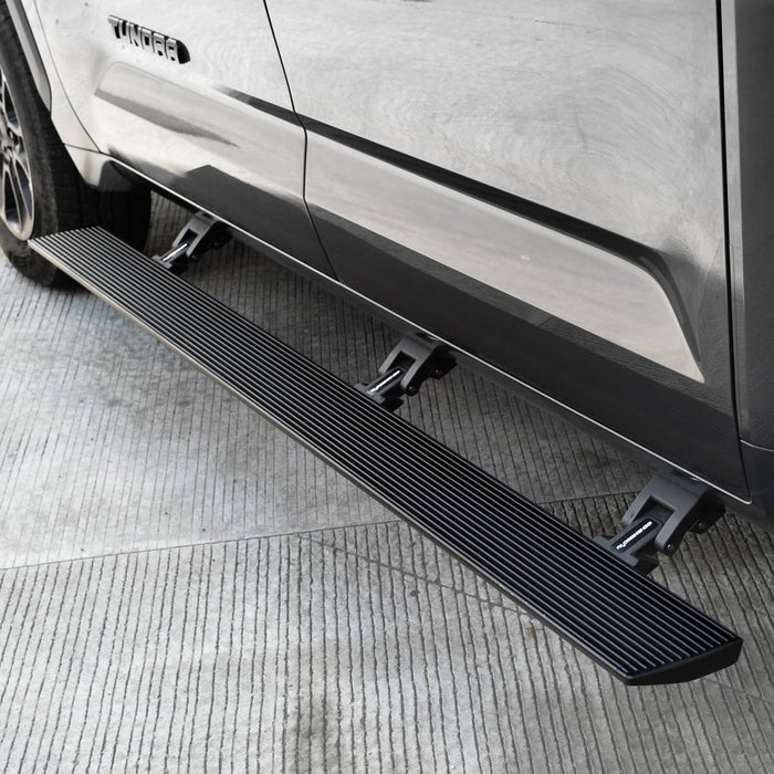 Go Rhino E1 Electric Running Boards for 2022-2024 Toyota Tundra Double Cab 4 Door (No Drill) - Recon Recovery