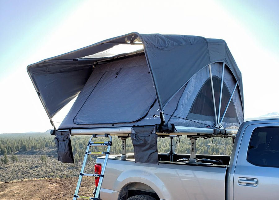 Freespirit Recreation HIGH COUNTRY SERIES 63" PREMIUM ROOFTOP TENT (Black or Gray) + FREE GIFT - Recon Recovery