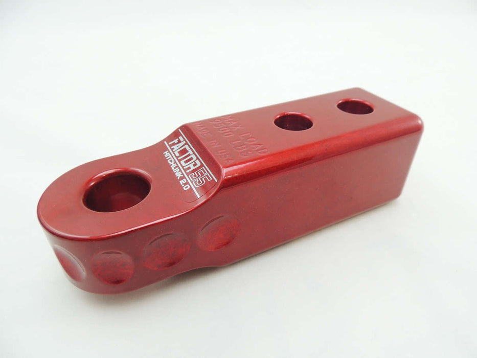 Factor 55 00020-01 Receiver D-Ring Mount - 4.75 Ton Load Rating, Red, Sold Individually - Recon Recovery